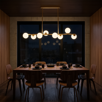 Plafonnier Moderne Rond LED à Intensité Variable – Noctis