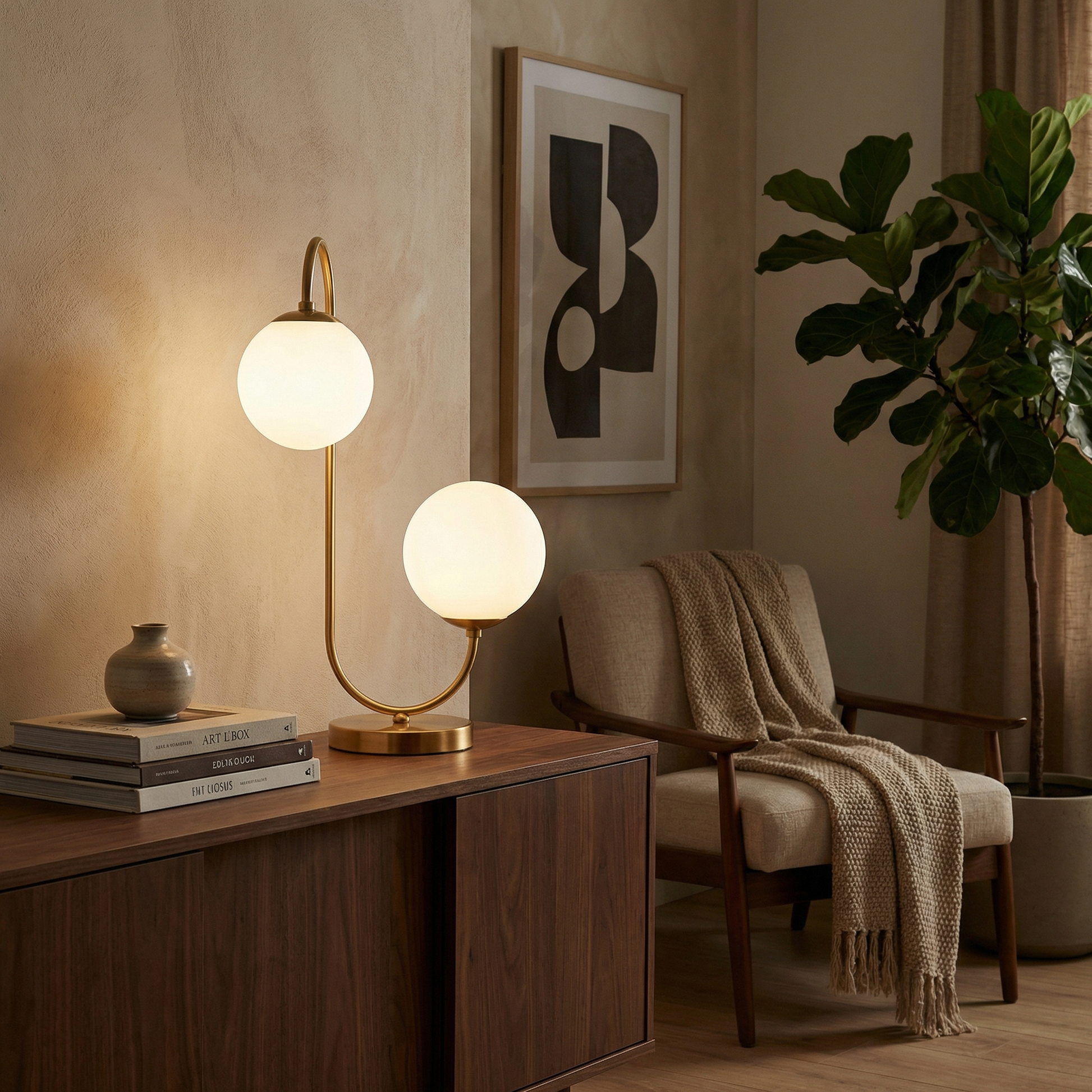 Handgemaakte tafellampe met modern raffinement en prestige – Tokyo Bright