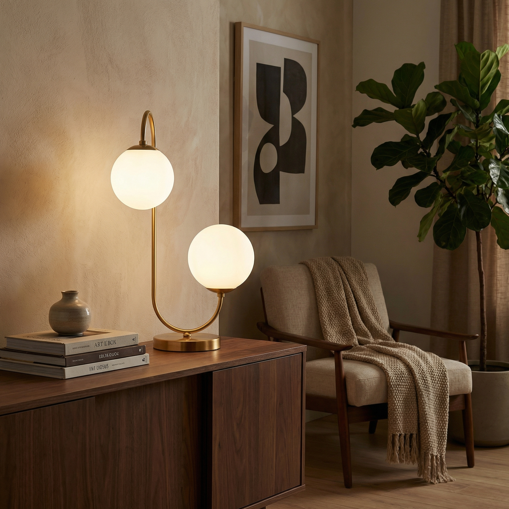 Handgemaakte tafellampe met modern raffinement en prestige – Tokyo Bright