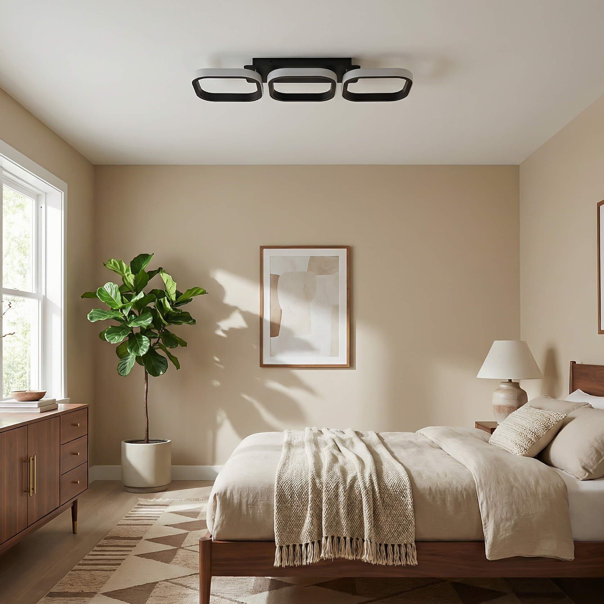 Moderne plafondlamp in aluminium voor interieur – Célinov