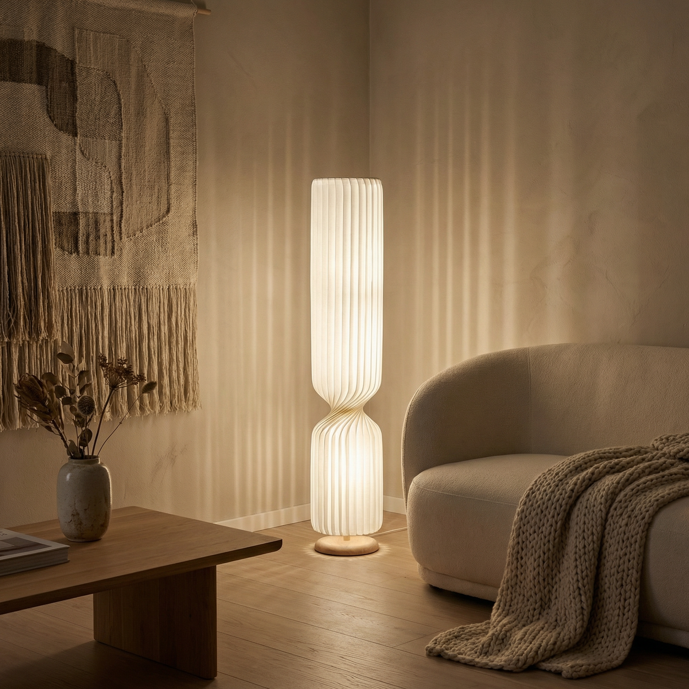 Lampadaire Moderne Doux & Élancé – Erida