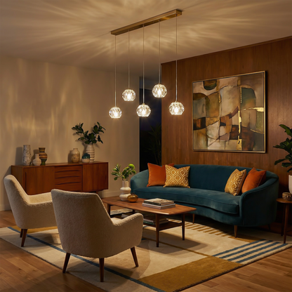 Hanglamp Kristal Modern voor Woonkamer – Crystallo