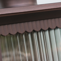 Applique Murale Extérieure Rétro en Noir – Mirenoir