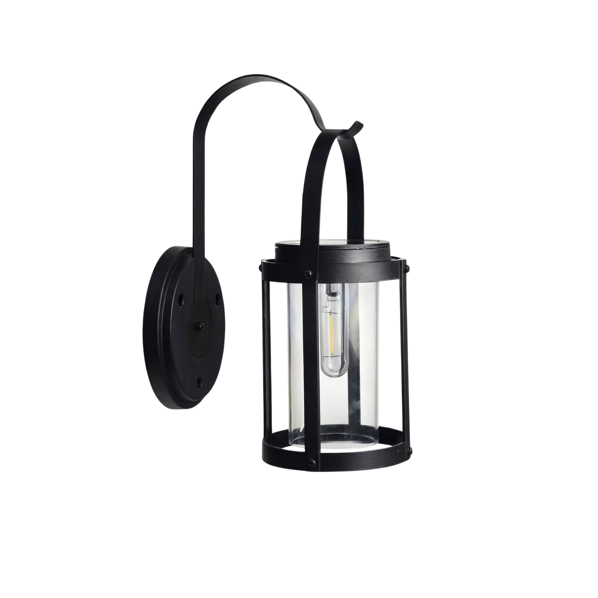 Outdoor Wall Light in Black Aluminum – Fabryon