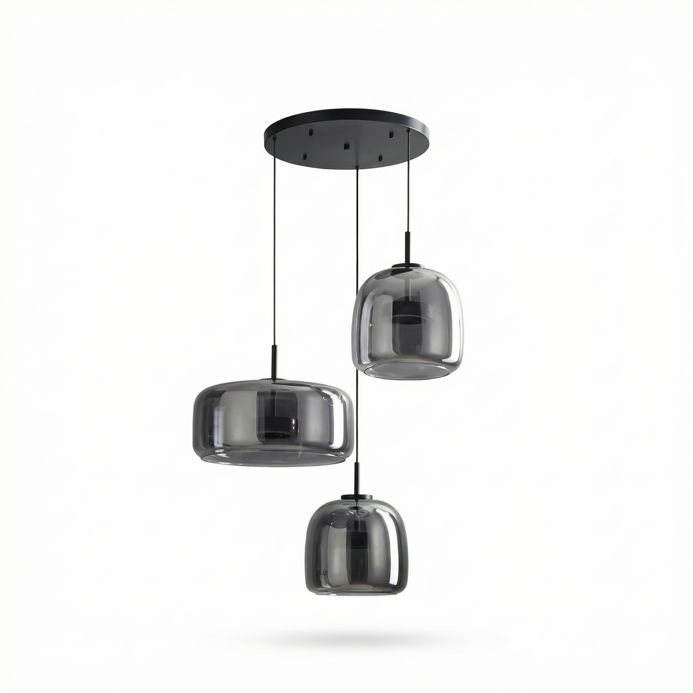 Suspension Grise Ambiance Contemporaine – Vetro