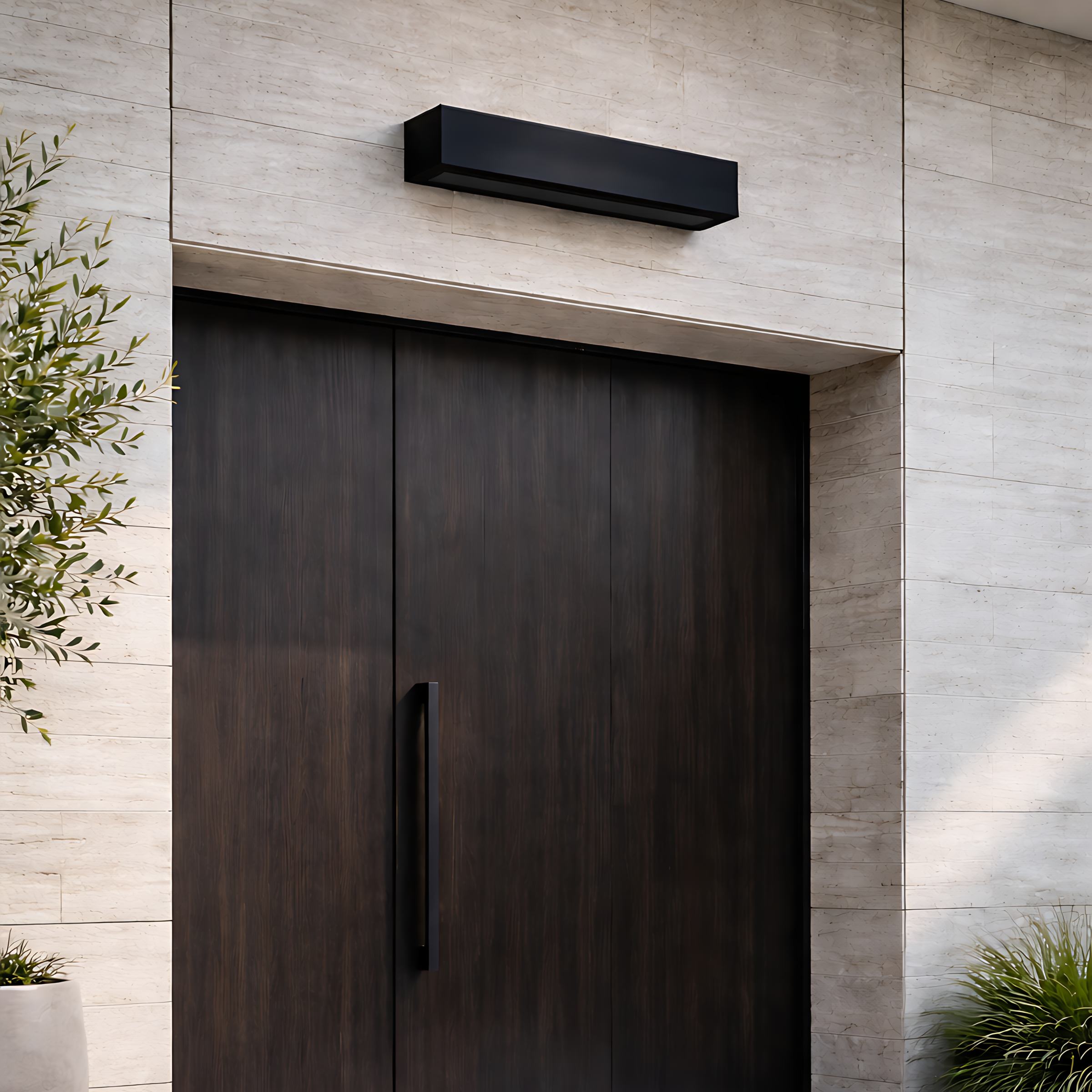 Moderne LED-wandlamp voor buitengebruik – Zéphiral