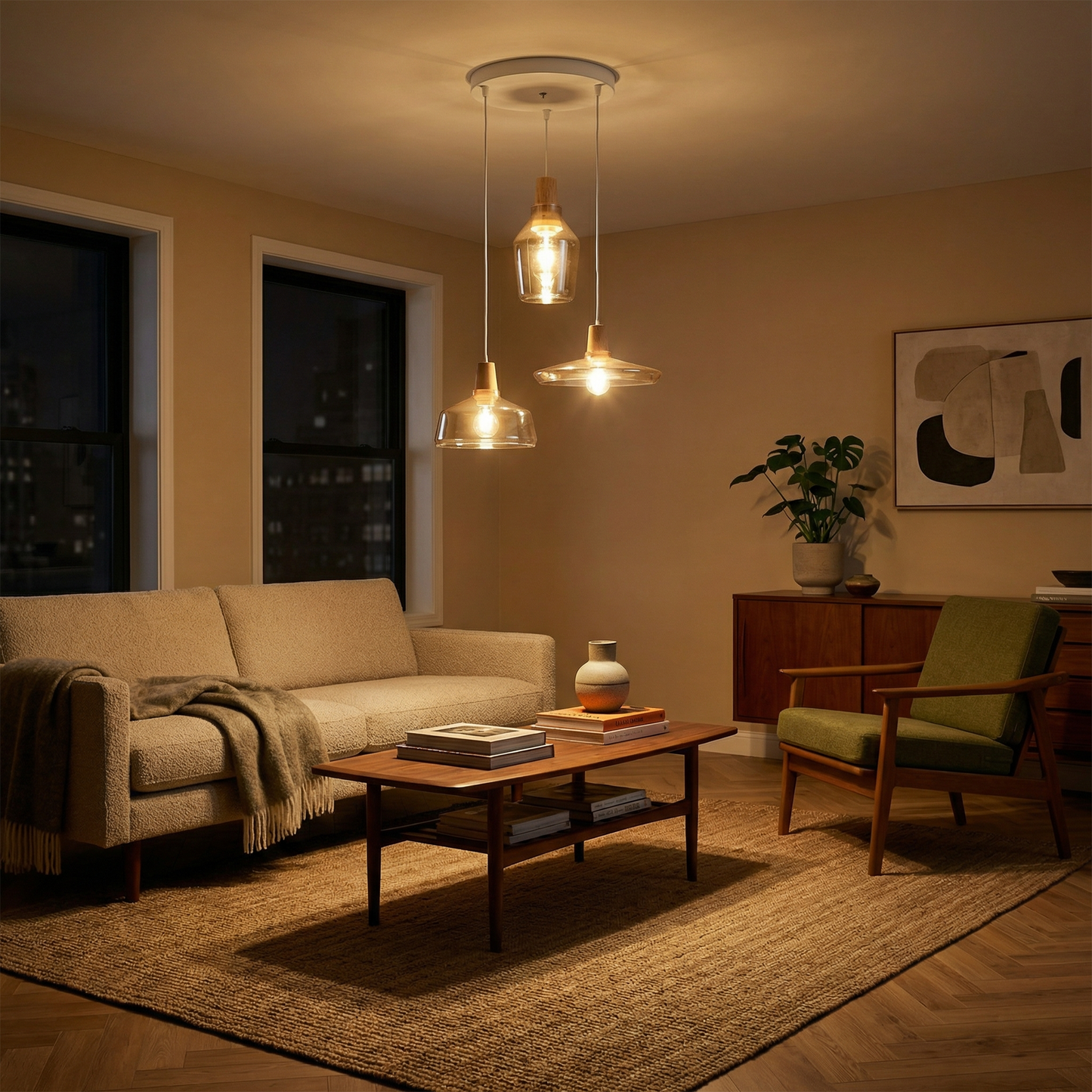 Suspension Élaria vue détail | Luxarmonie