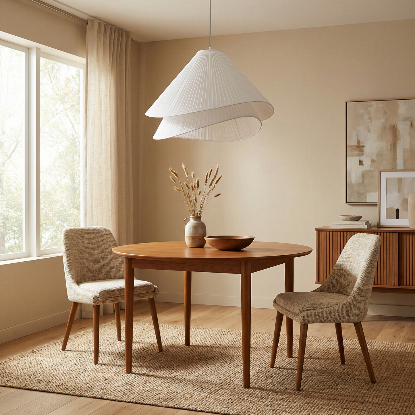 Textiel LED-Hanglamp Actueel Design – Modora