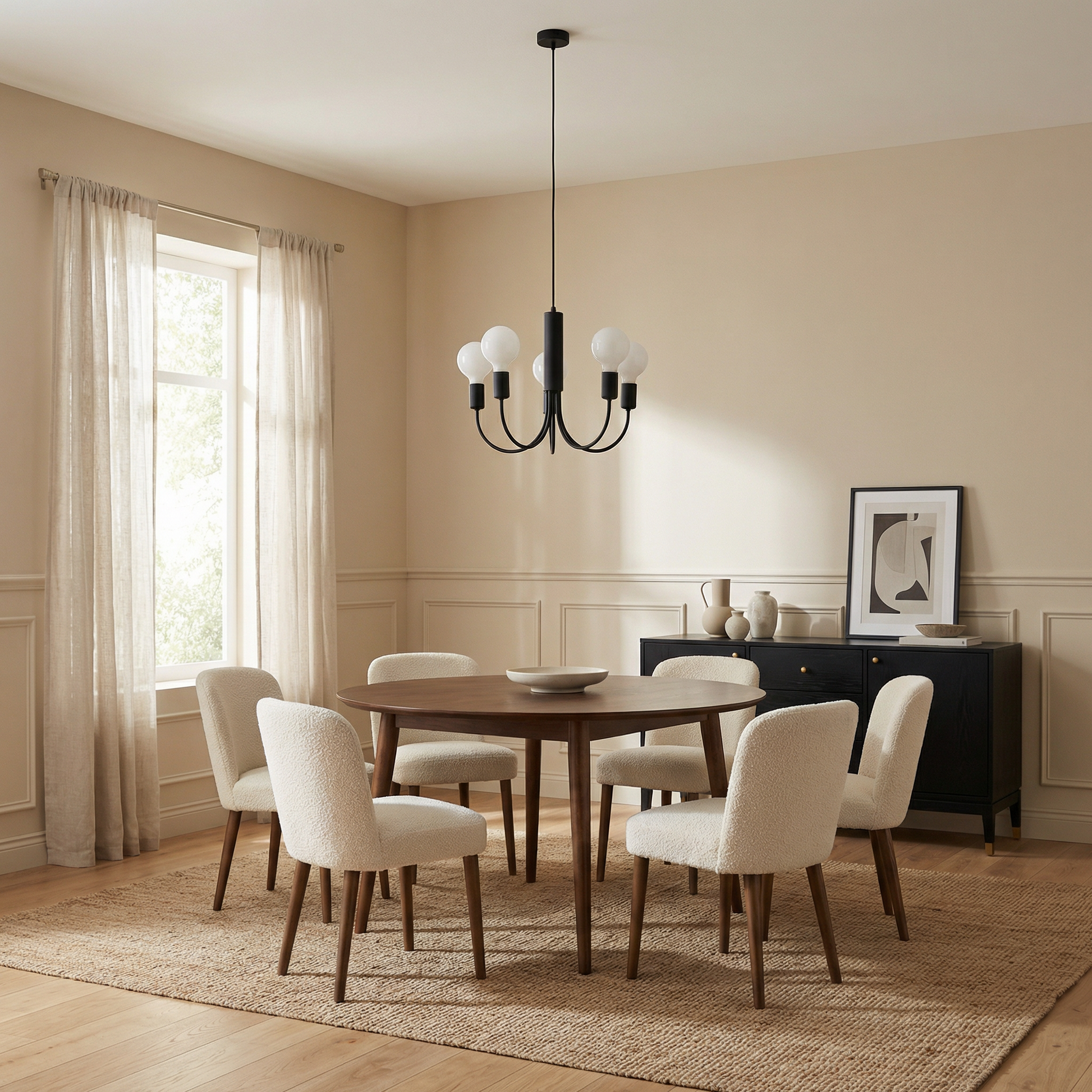 Lustre modèle Orfeyra vue ambiance | Luxarmonie