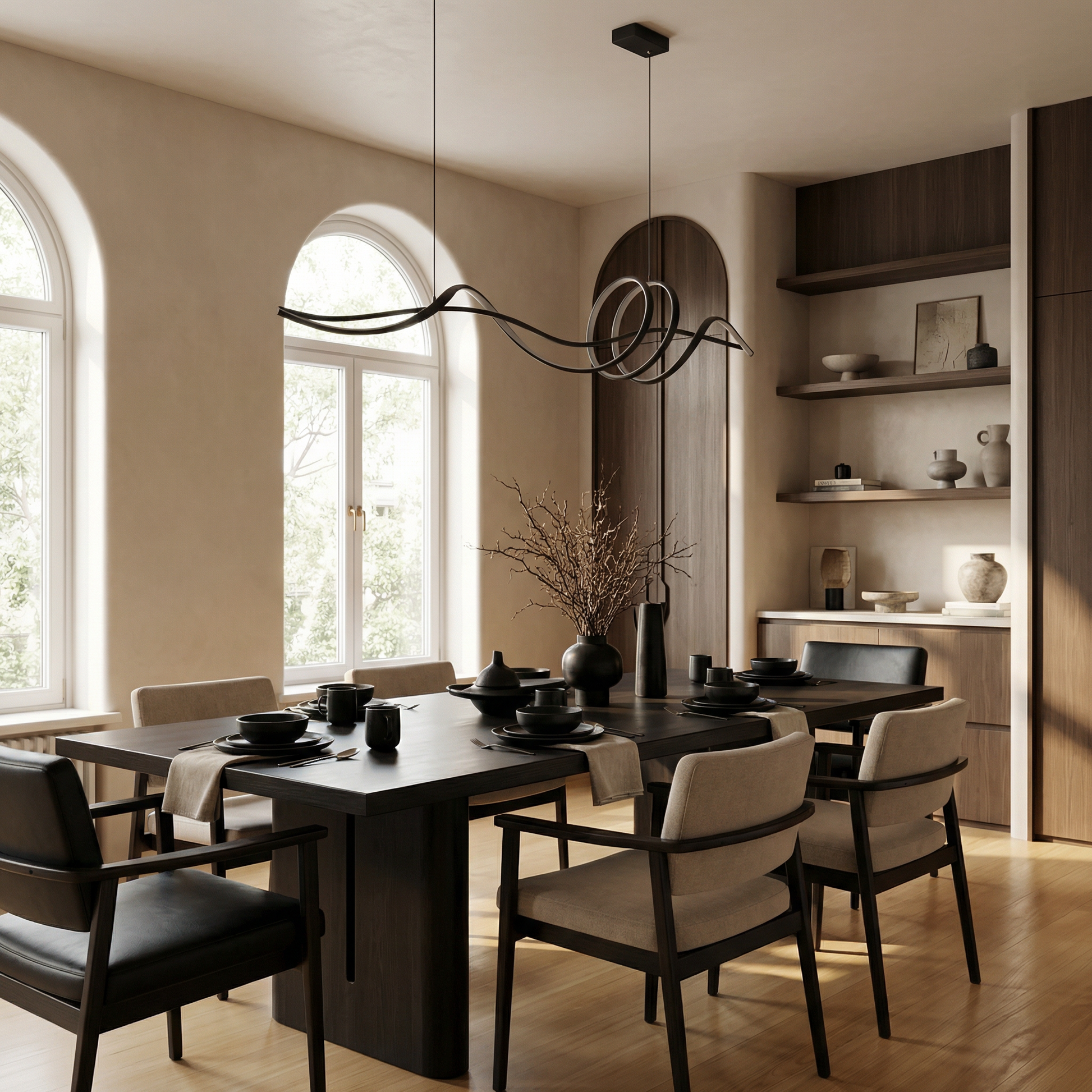 Suspension Ondéa vue ambiance | Luxarmonie