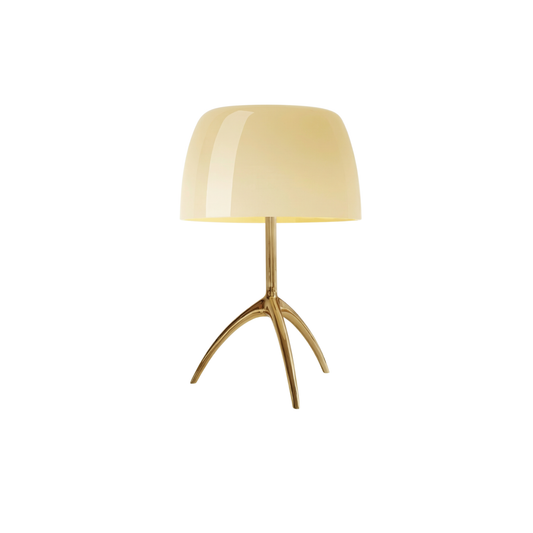 Lampe de bureau tripode en verre coloré moderne – Triolux