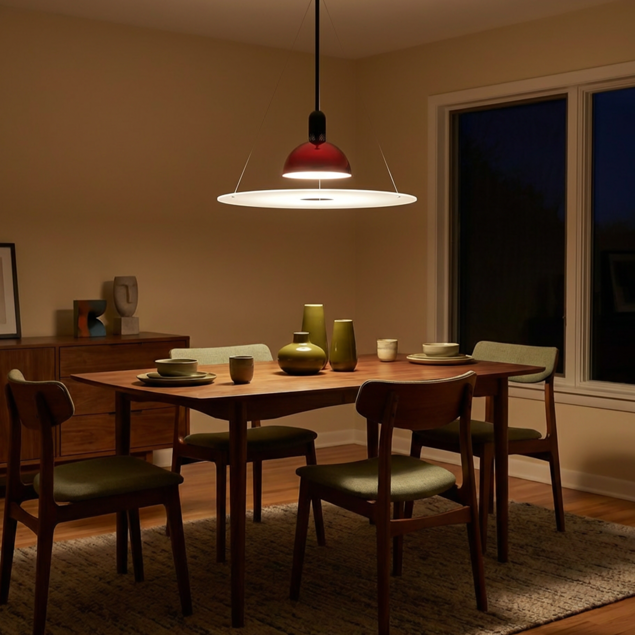 Circular Design Suspended Ceiling Light – Alcyon