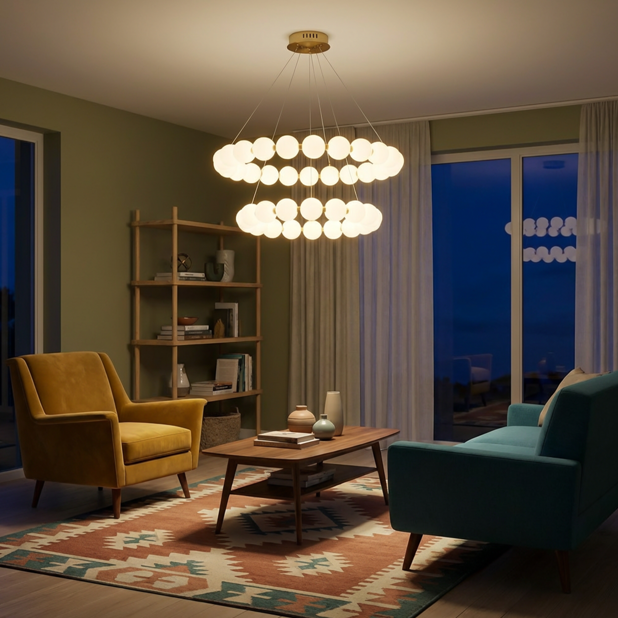 Suspended Design Ceiling Light Energy-Efficient LED – Stratos