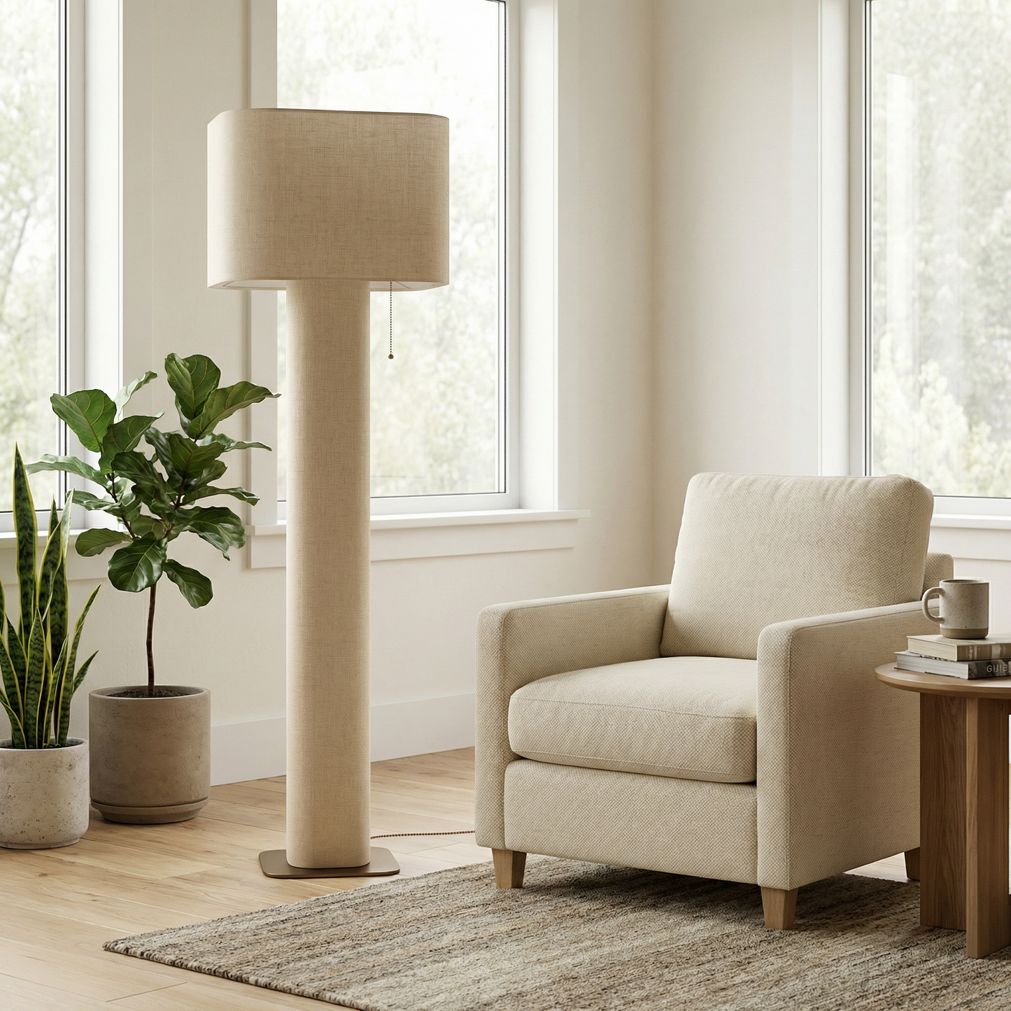 Lampadaire Hensley vue ambiance | Luxarmonie