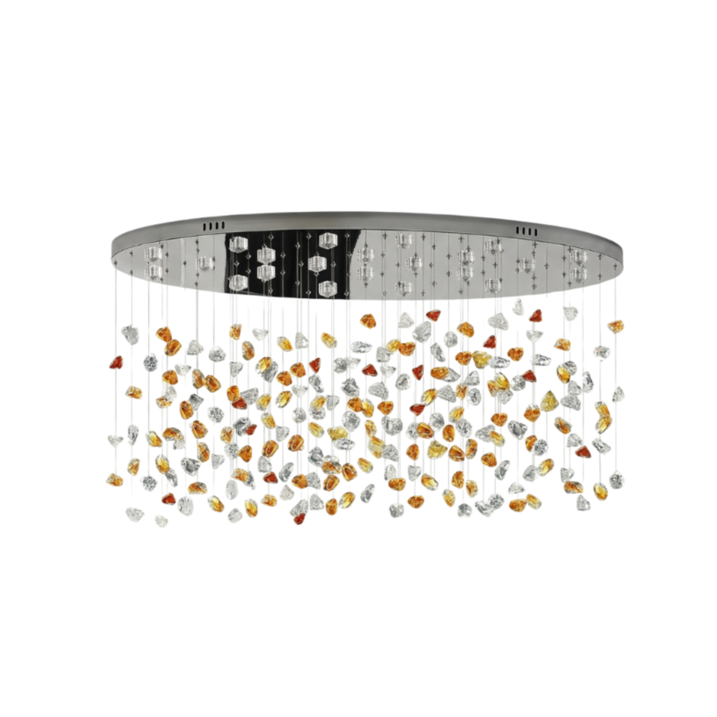 Lustre Cristal Moderne pour Salon – Cristallisea