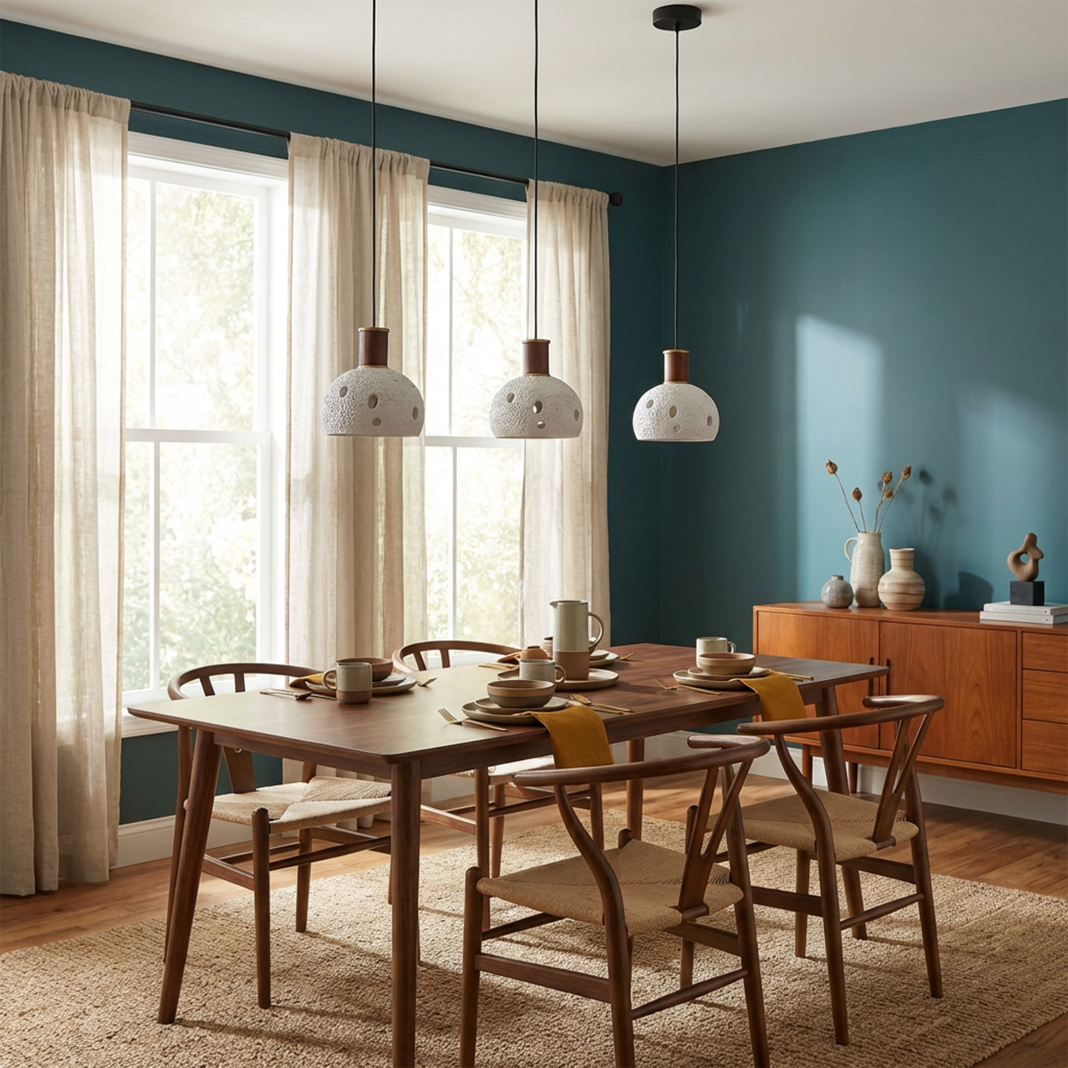 Sculptural Suspension Textured Finish Enveloping Light – Halo