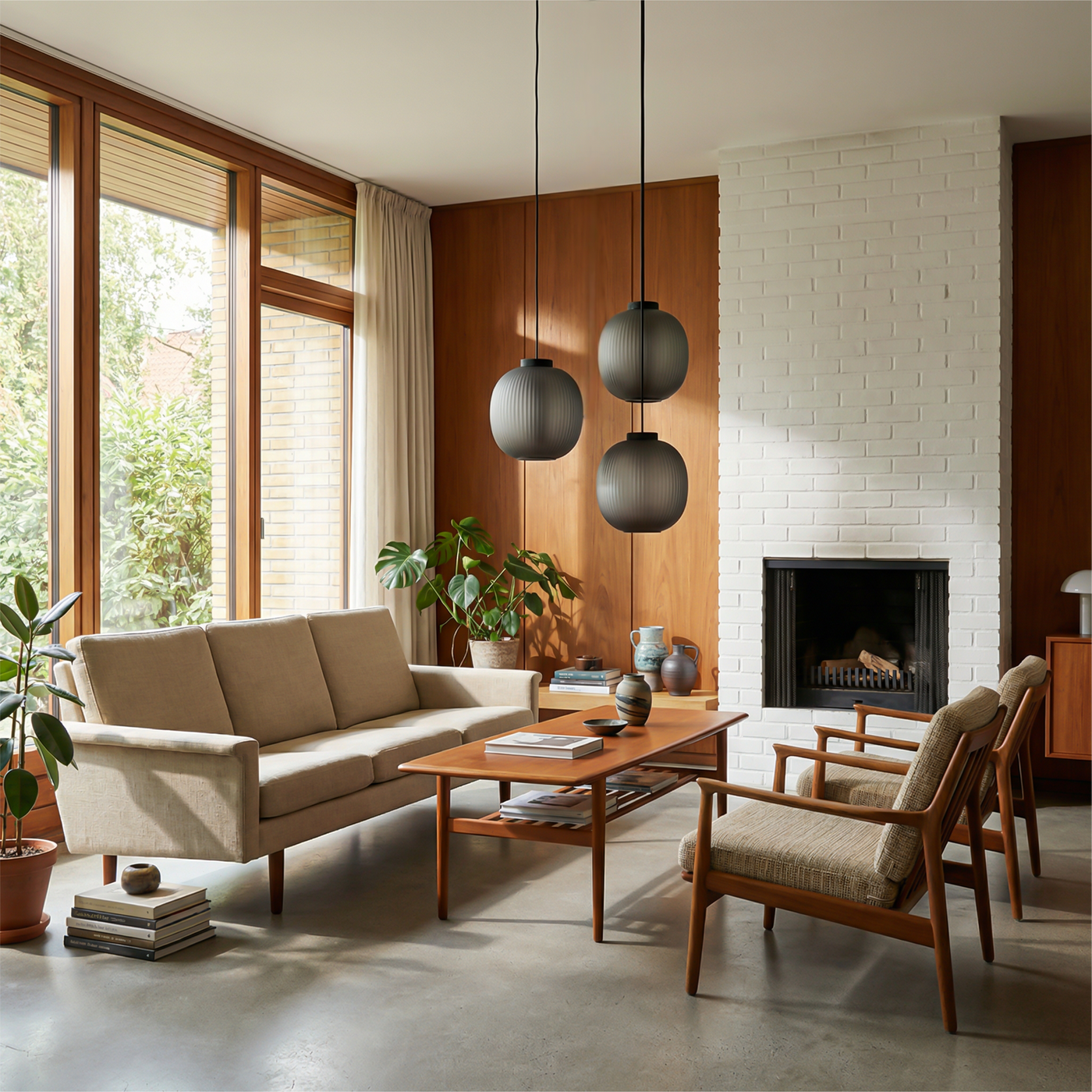 Suspension Hauteur Ajustable Verre Contemporain – Brume