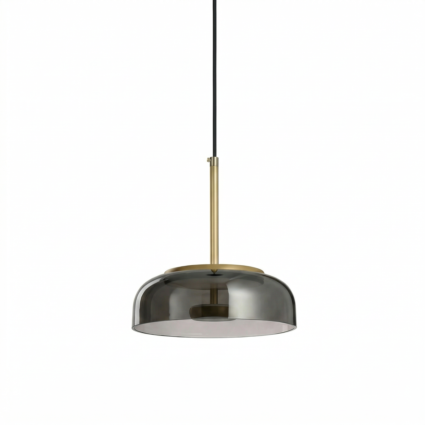 Suspension Moderne en Verre et Aluminium Forgé – Luminosa