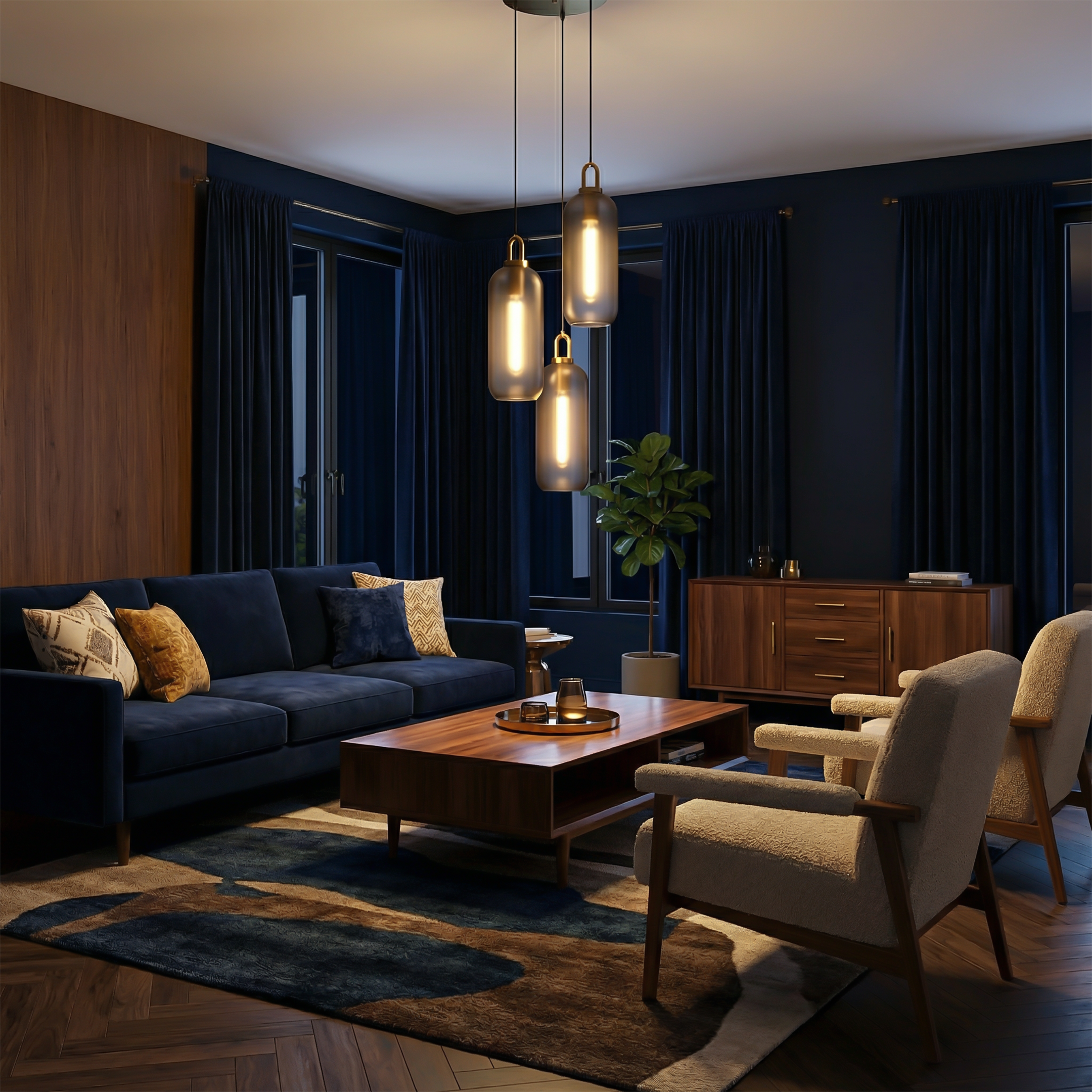 Plafondlamp Glas Premium Gezellige Sfeer – Volina