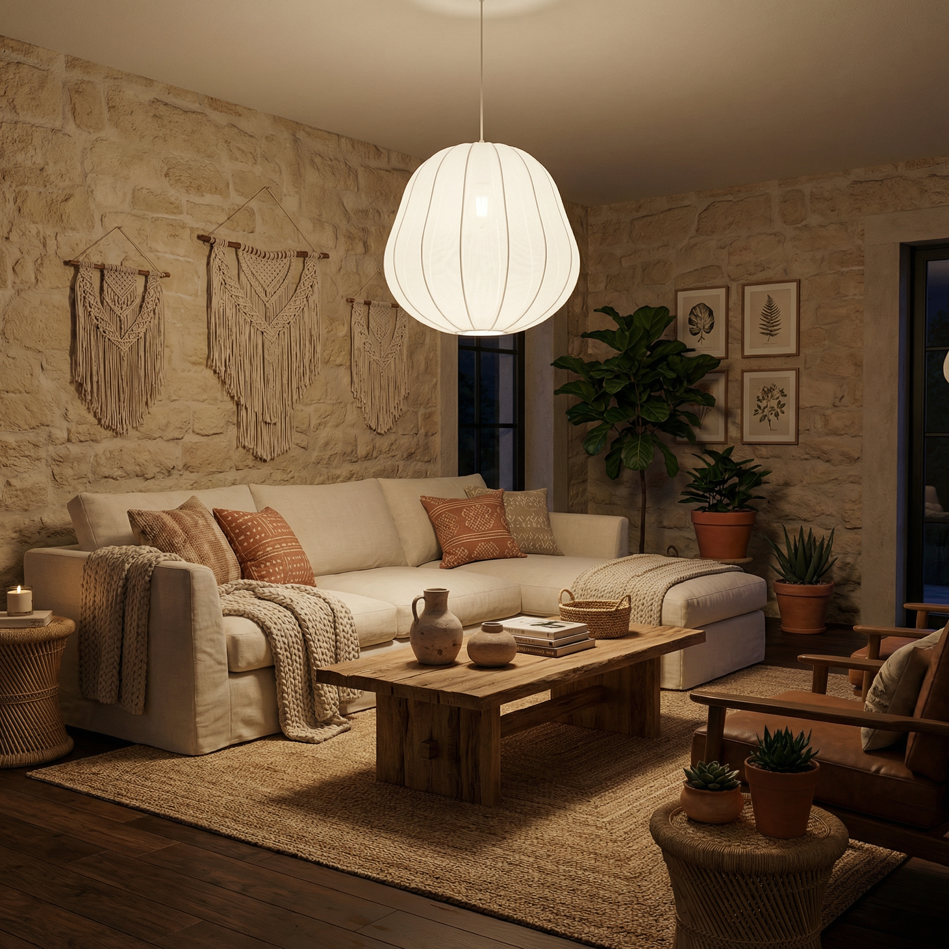 Chique Kroonluchter Duurzaam Textielontwerp – Medusa