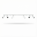 Moderne witte plafondlamp met 6 verstelbare spots – Arvella