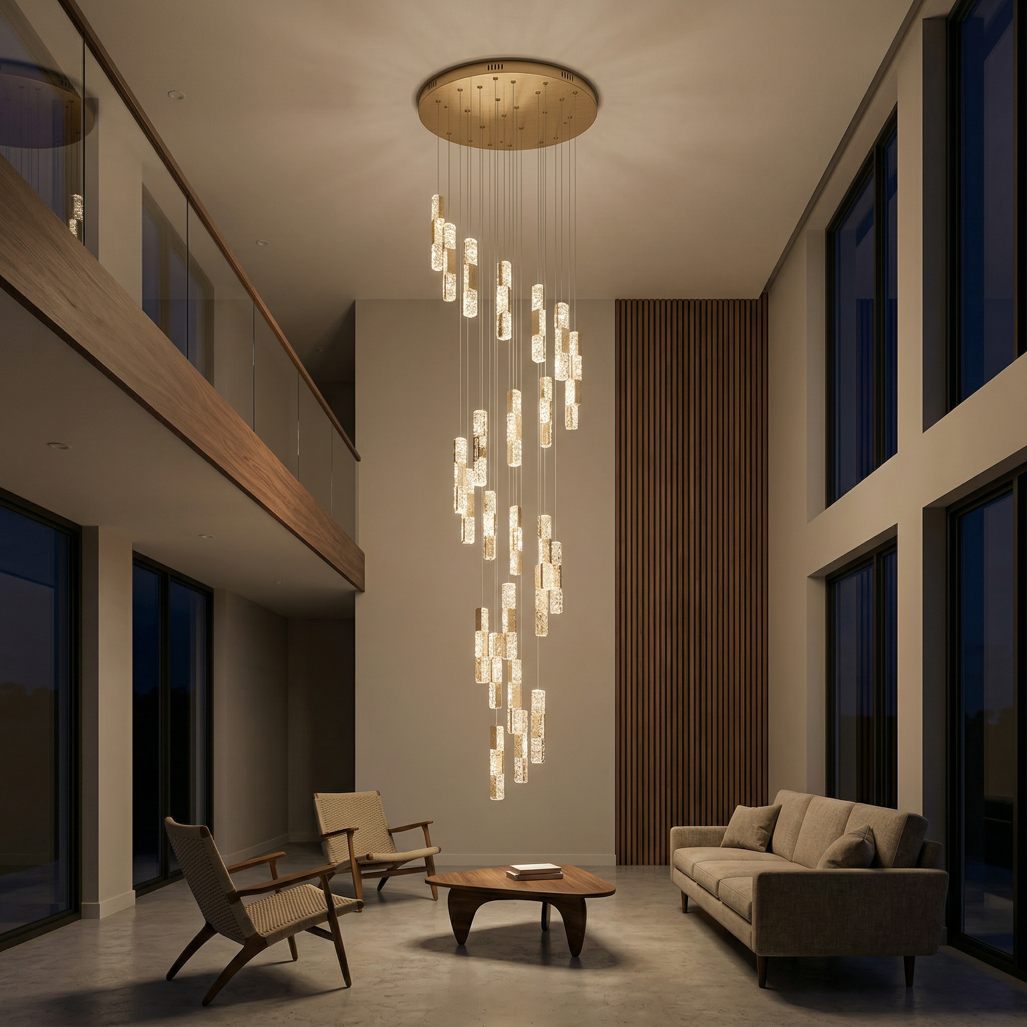 Lustre Cristaria vue détail | Luxarmonie