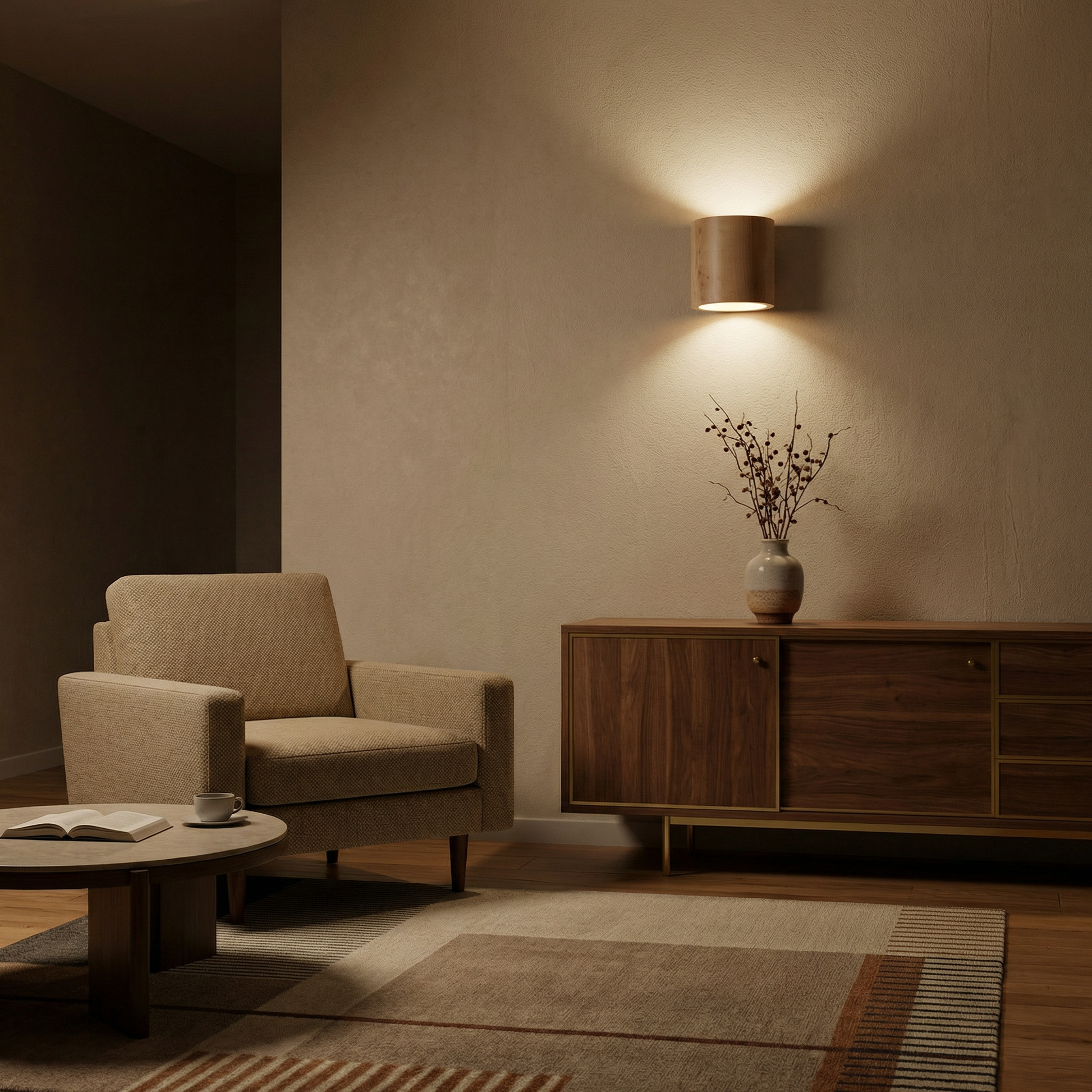 Applique bois naturel design scandinave – modèle Norealis