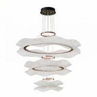 Suspension LED moderne en acrylique pour salon – Célino