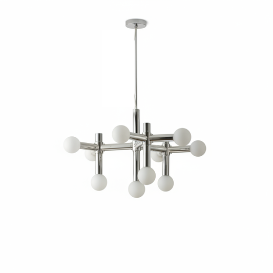 Lustre en Verre Style Nordique pour Salon – Seraphin