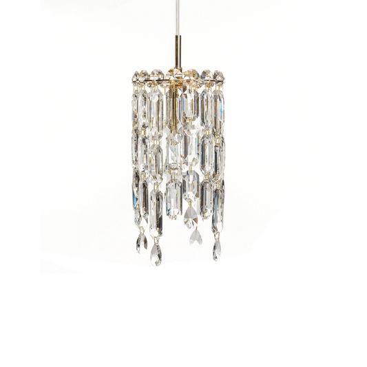 Plafonnier Design Prismes en Cristal & Ambiance Glamour – Reno