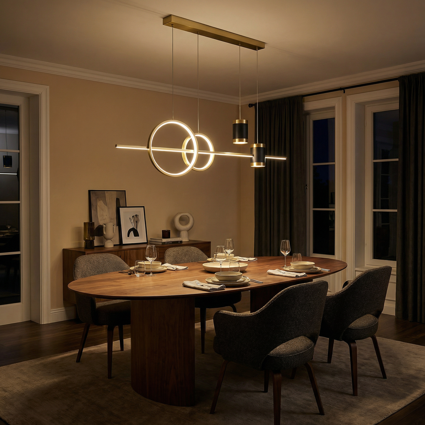 Suspension Étoilé Minimaliste vue détail | Luxarmonie