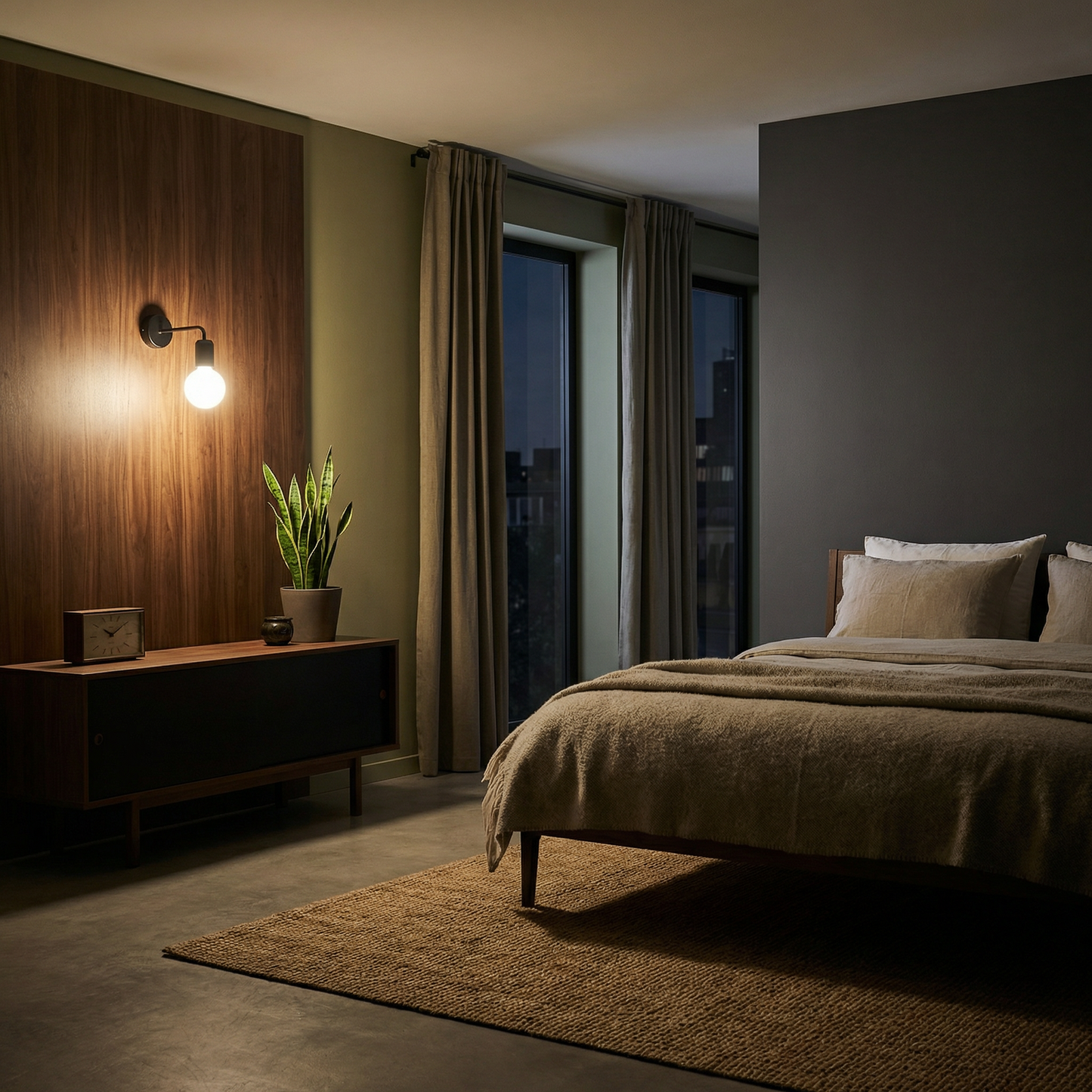 Zwarte industriële wandlamp woonkamer – Model Varello