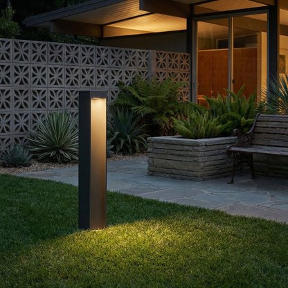 Elegante LED-vloerlamp voor buitenpad – Vesperine