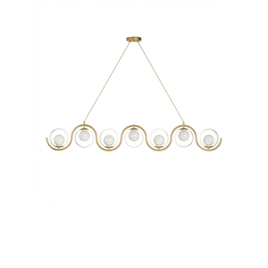 Suspension Design Sphérique Métal & Verre & Ambiance Chaleureuse – Althéa