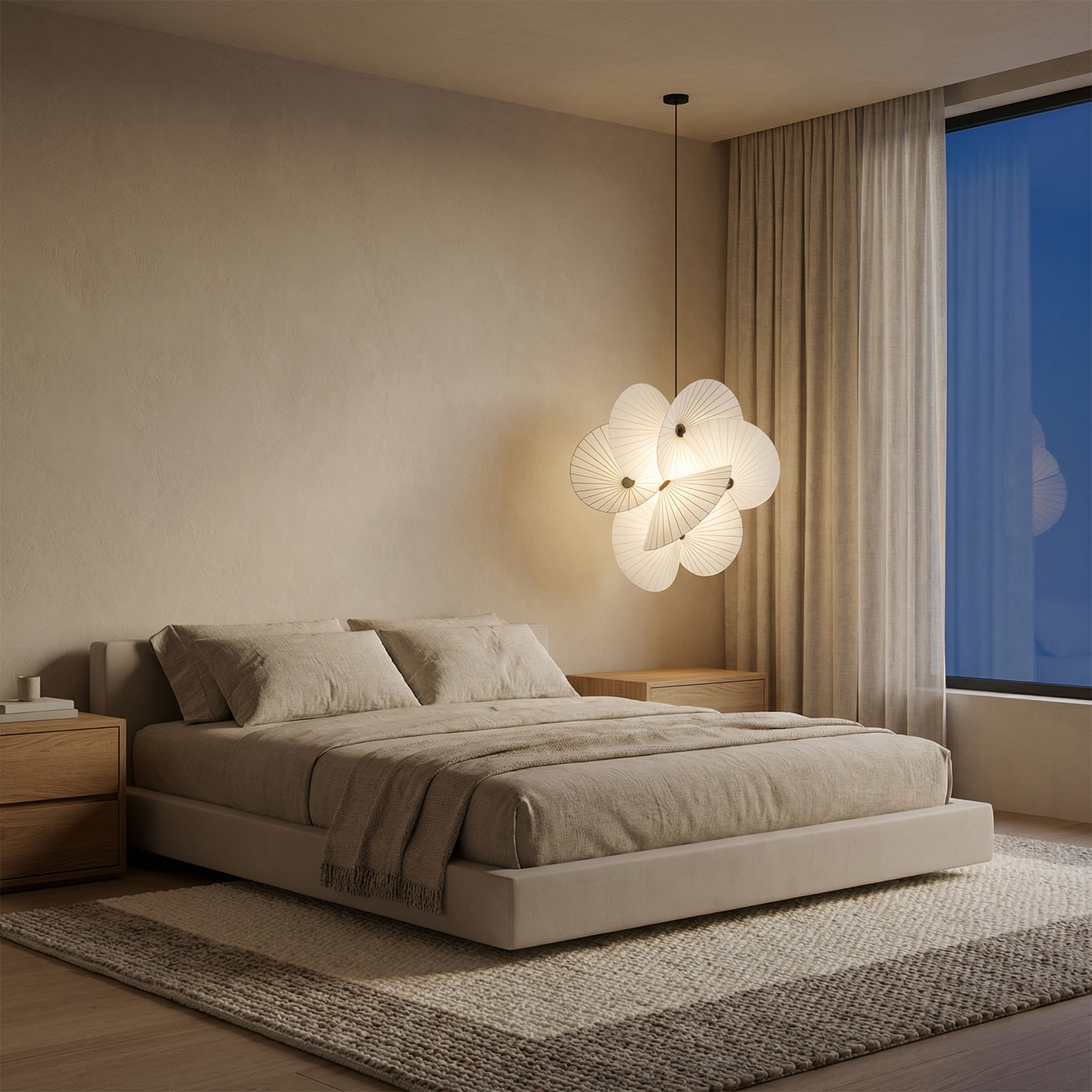 Ophanging doorzichtig glas Noords design – Lixis