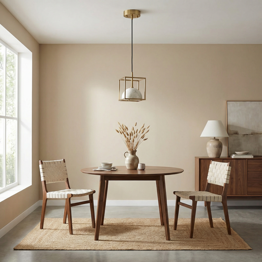 Suspension minimaliste en cuivre pour chambre – Arionelle