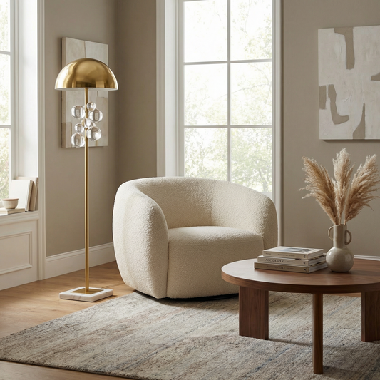 Lampe d’Ambiance Romantique et Originale en Verre – Lueur de Brume