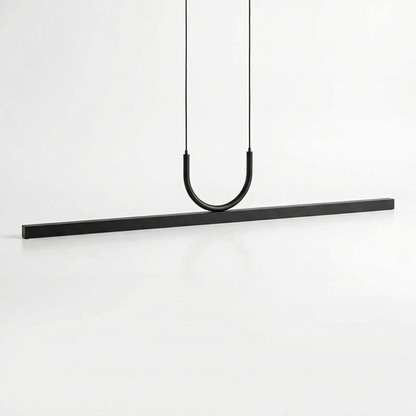 Contemporary Design Pendant Nera Black Finish – View 1