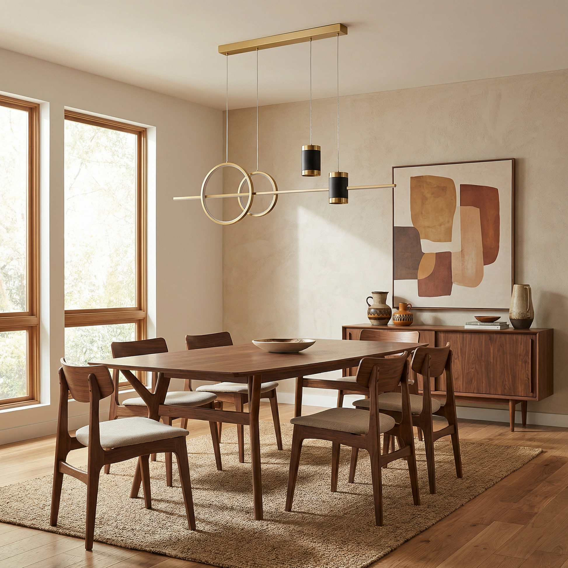 Suspension Étoilé Minimaliste vue ambiance | Luxarmonie