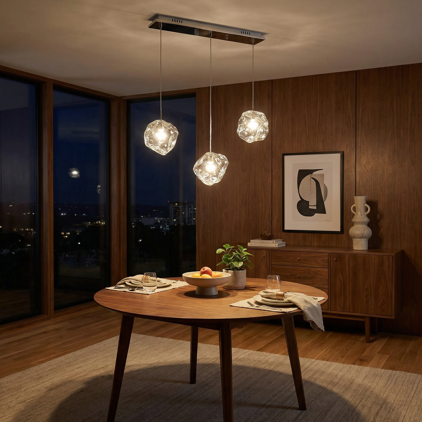 Suspension Cristallin vue détail | Luxarmonie