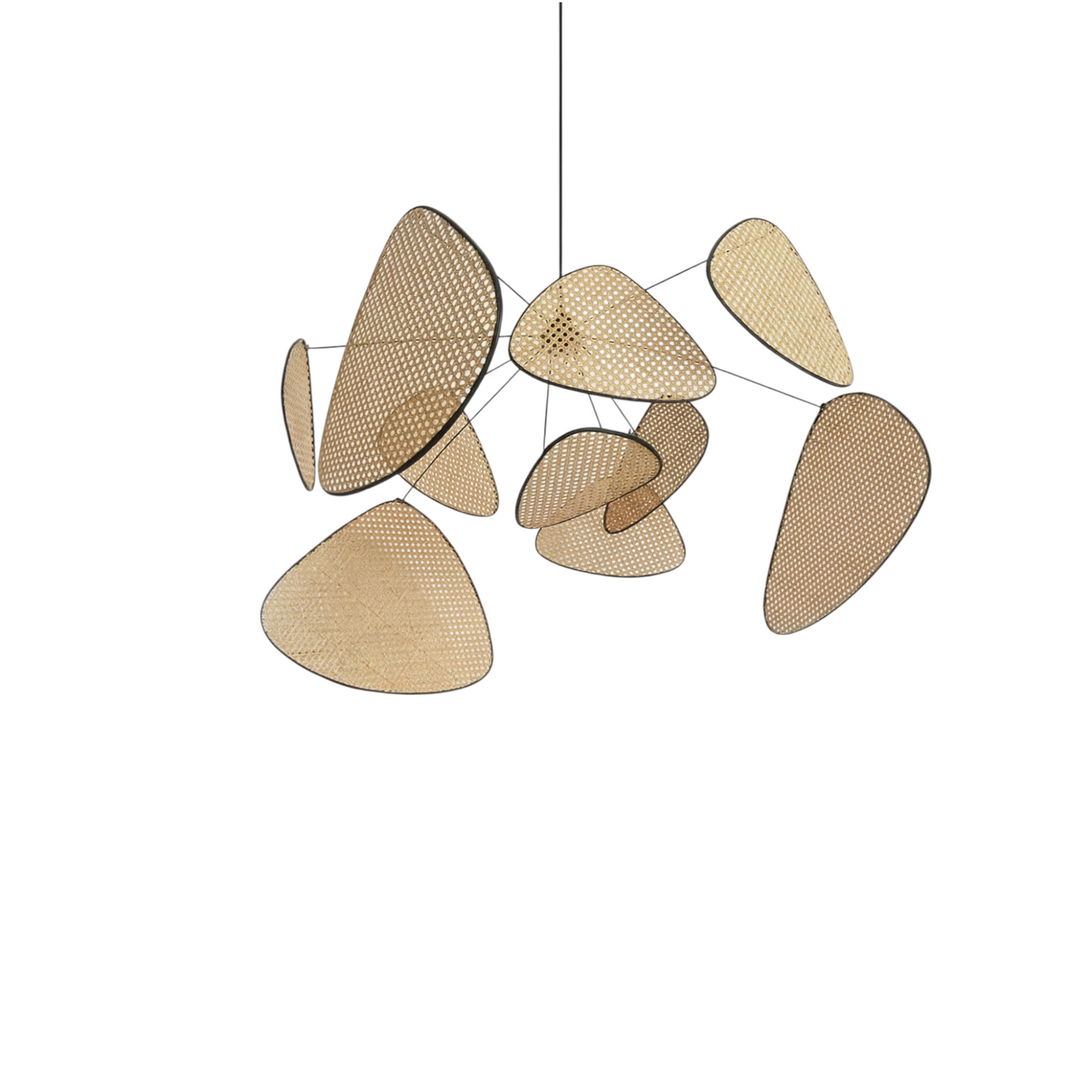 Lustre Bohème en Bambou pour Salon – Auramya