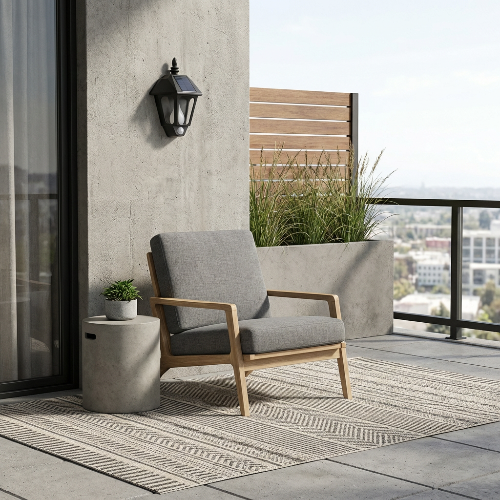 Refined Outdoor Wall Light in Black Aluminum – Obsynox