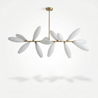 Suspension LED en verre design nordique pour salle à manger – Estelara