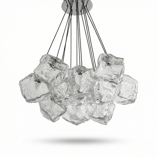 Modern glazen hanglamp voor eetkamer – Célestine