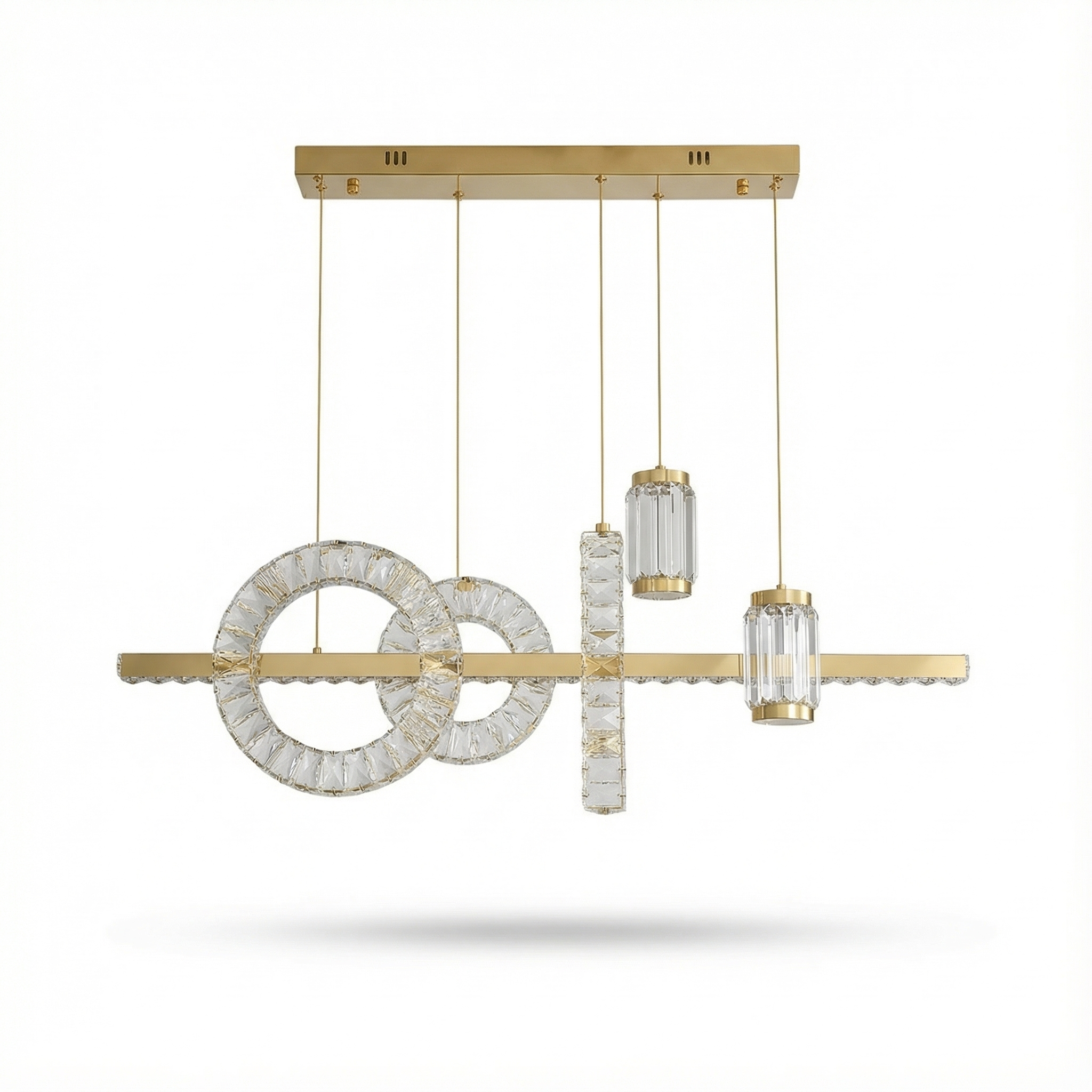 Moderne kroonluchter in kristal voor woonkamer – Cristarèner