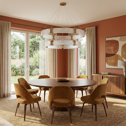 Ciel d'Ambre Ceiling Light Ambiance View – Luxarmonie