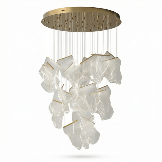 Lustre de Prestige Forme Monumentale Design Somptueux – Colossal