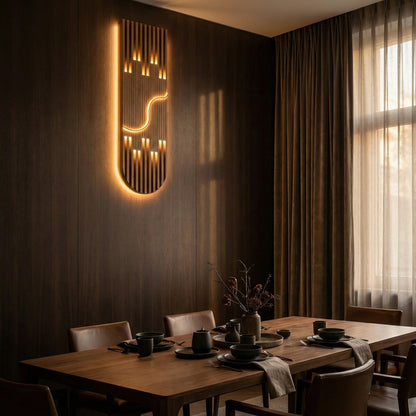 LED wandlamp in koper voor woonkamer – Candelure