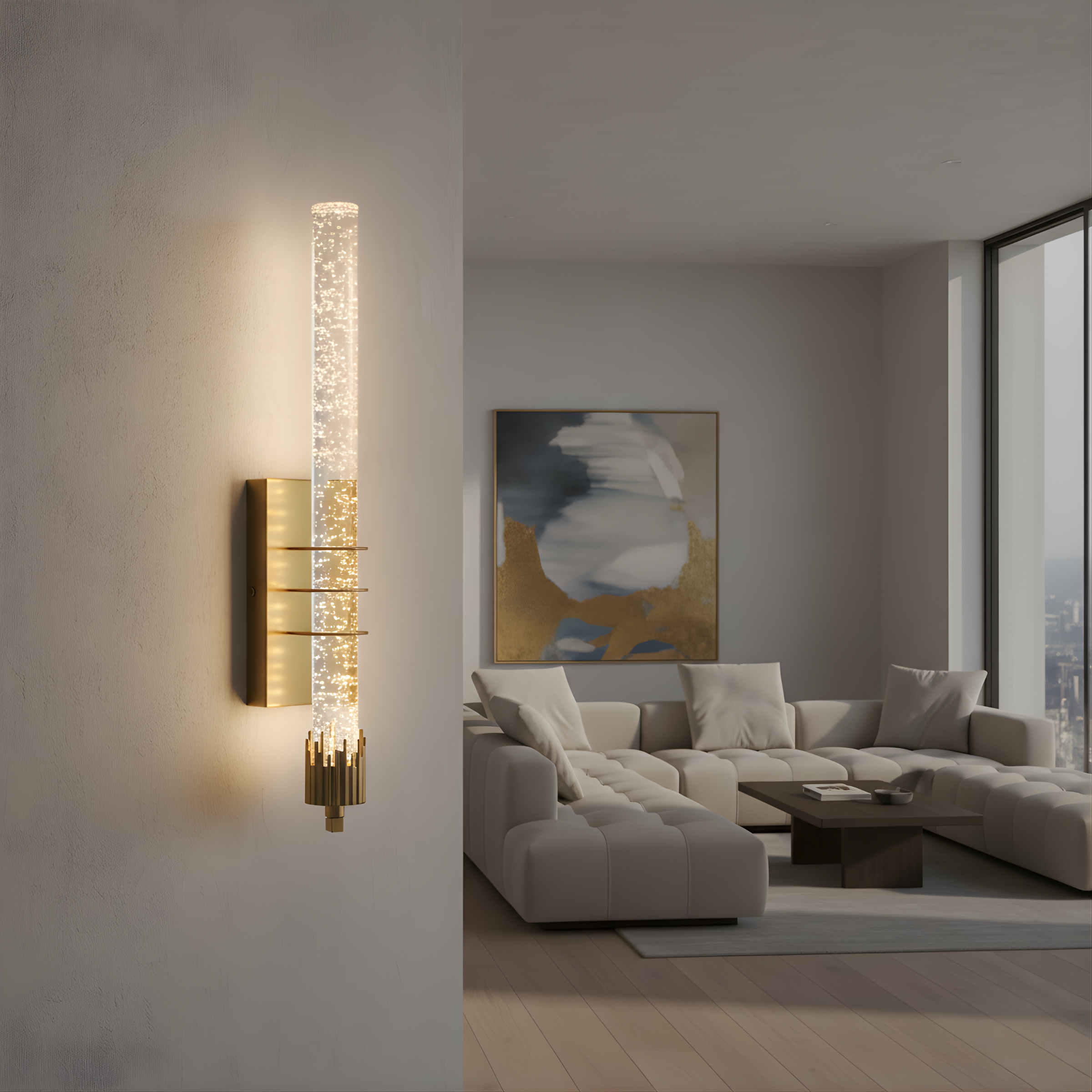 Wall Sconce Crystarion Detail View | Luxarmonie