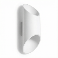 Applique murale tube aluminium blanc moderne – Modèle Orsena